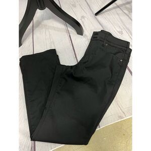 Lands End 16w‎ mid rise straight black jeans new without tag